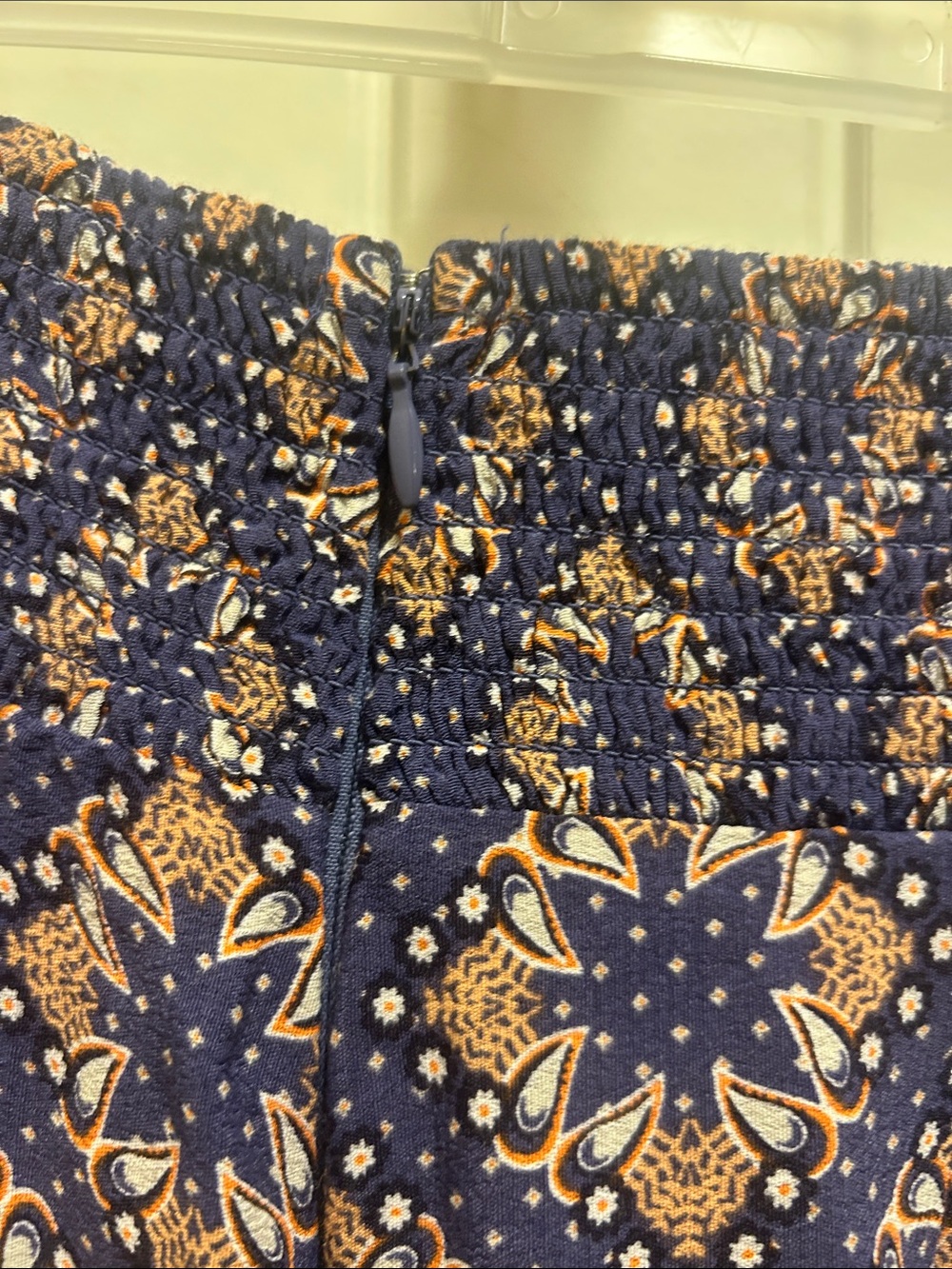 Maeve purple orange Printed Maxi wide leg palazzo pants - Picture 5 of 8